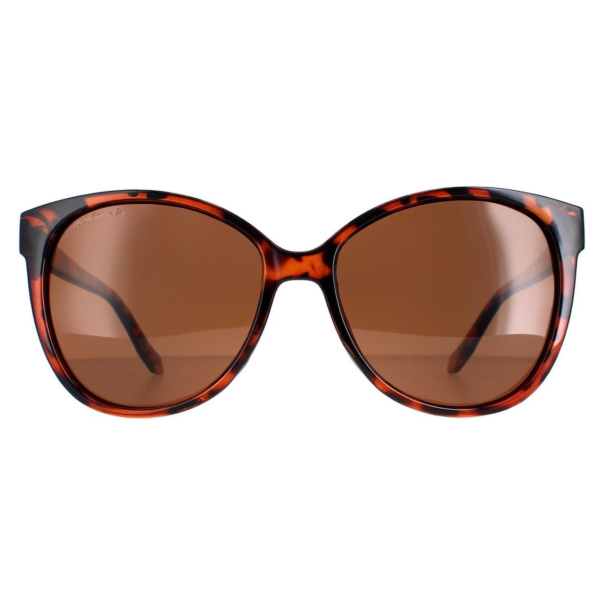 Übergroße Cat-Eye-Sonnenbrille in Schildpatt-Optik