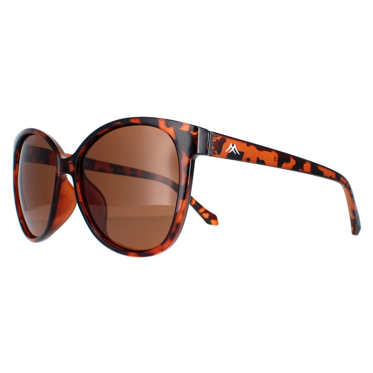 Übergroße Cat-Eye-Sonnenbrille in Schildpatt-Optik