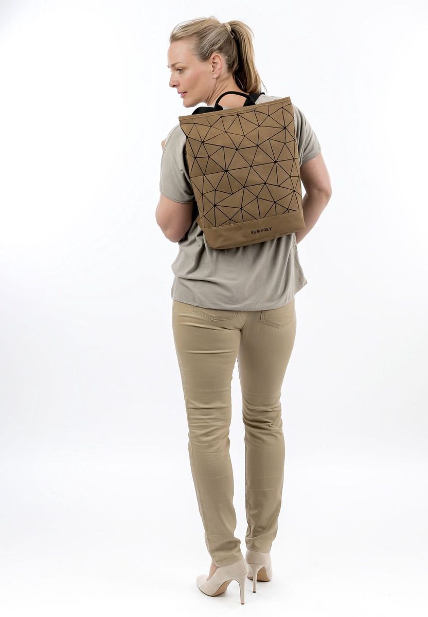 Rucksack mit geometrischem Mosaik-Muster