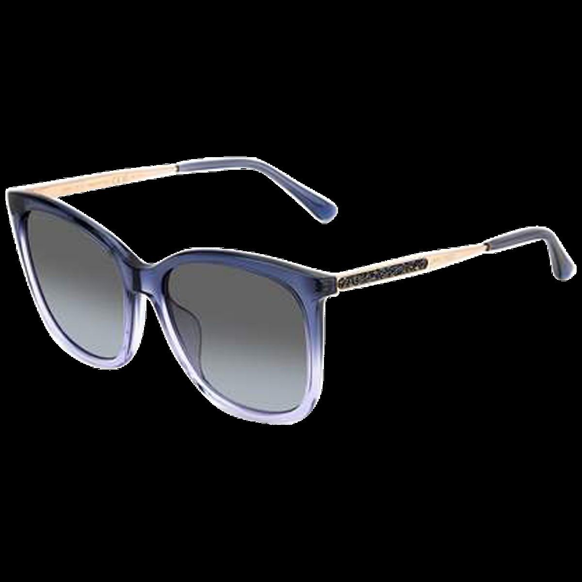 Eckige Cat-Eye Sonnenbrille mit Farbverlauf