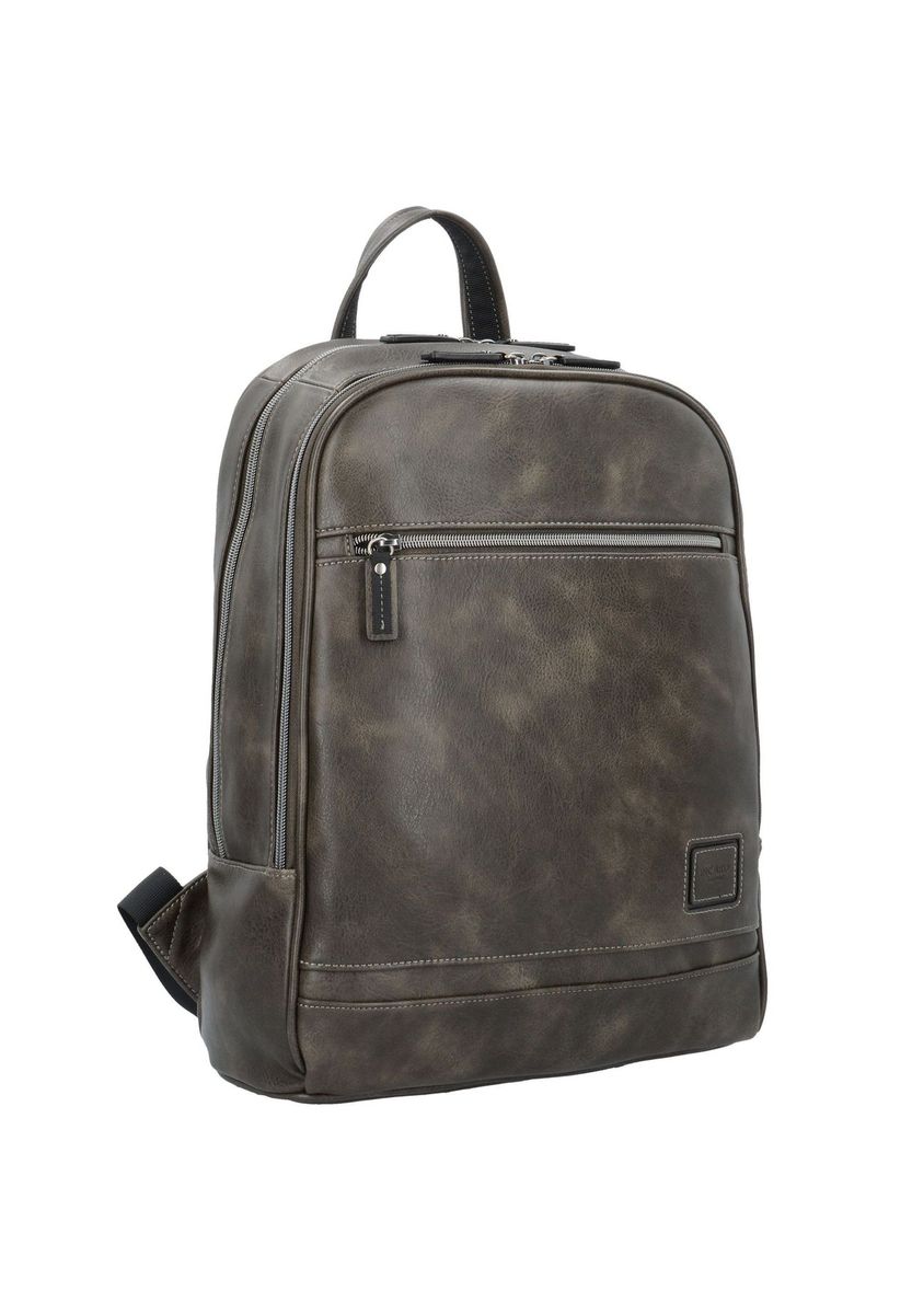 Klassischer Rucksack in Lederoptik