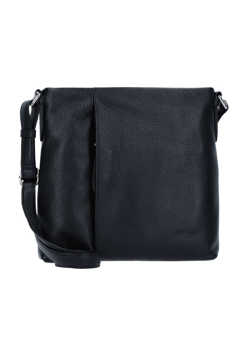 Elegante Crossbody-Tasche aus genarbtem Leder