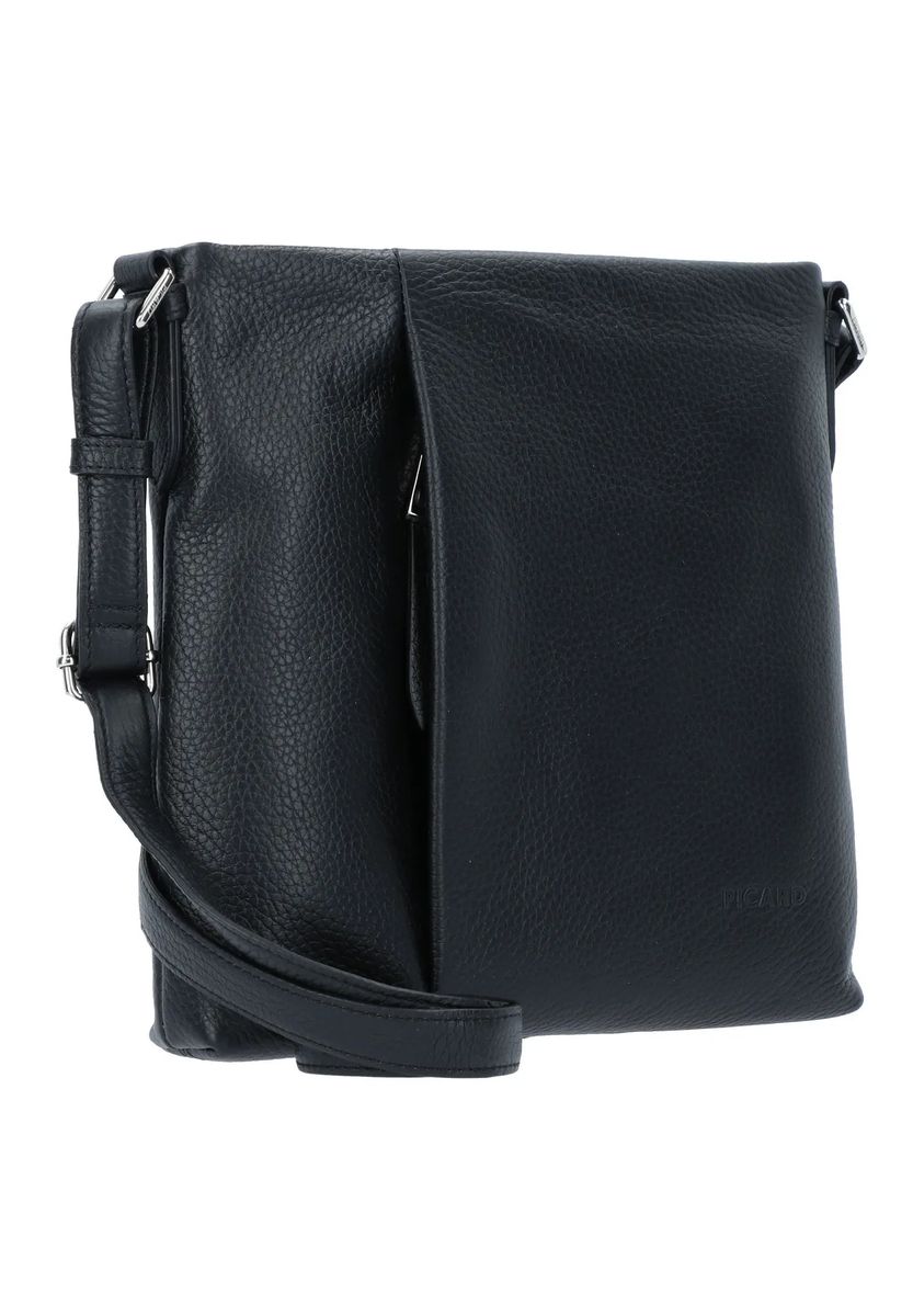 Elegante Crossbody-Tasche aus genarbtem Leder