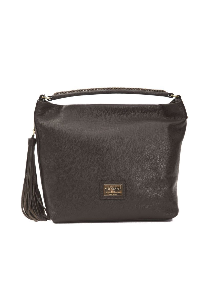 Donatella Schultertasche aus Narbenleder