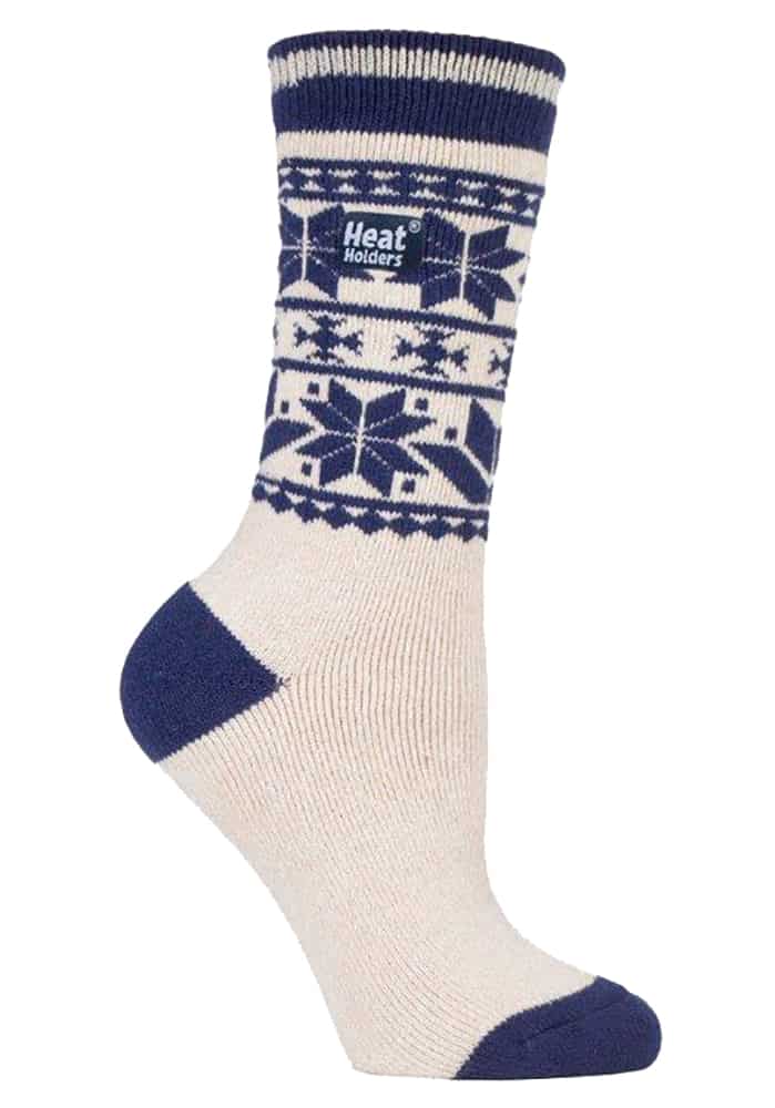 Thermo-Wintersocken mit Nordic-Muster
