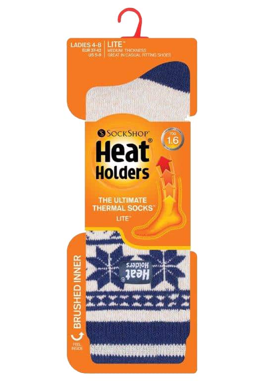 Thermo-Wintersocken mit Nordic-Muster