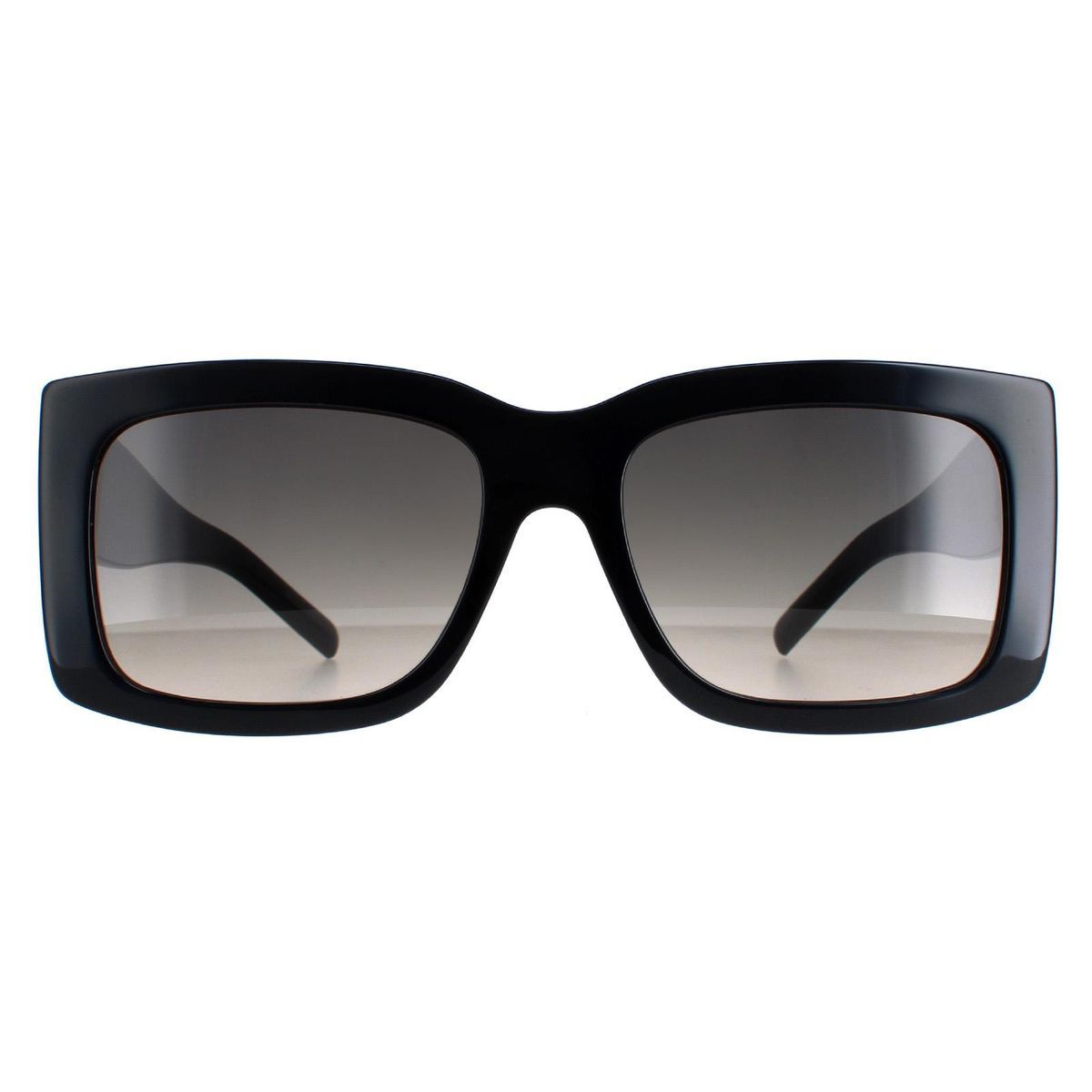 Markante rechteckige Sonnenbrille mit Farbverlauf