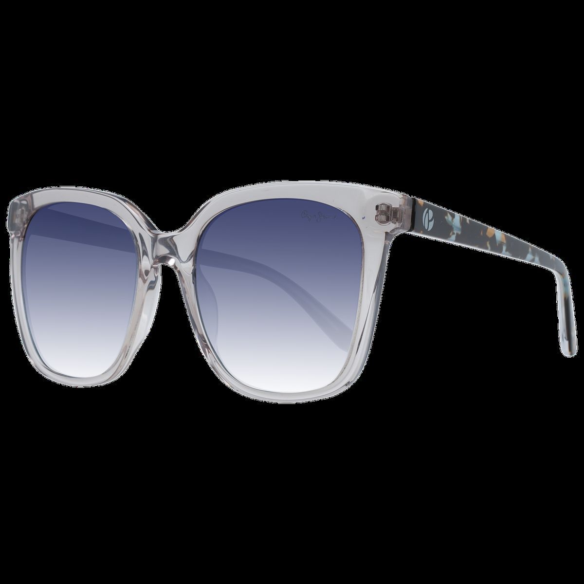 Oversize-Sonnenbrille mit Schmetterlings-Gestell