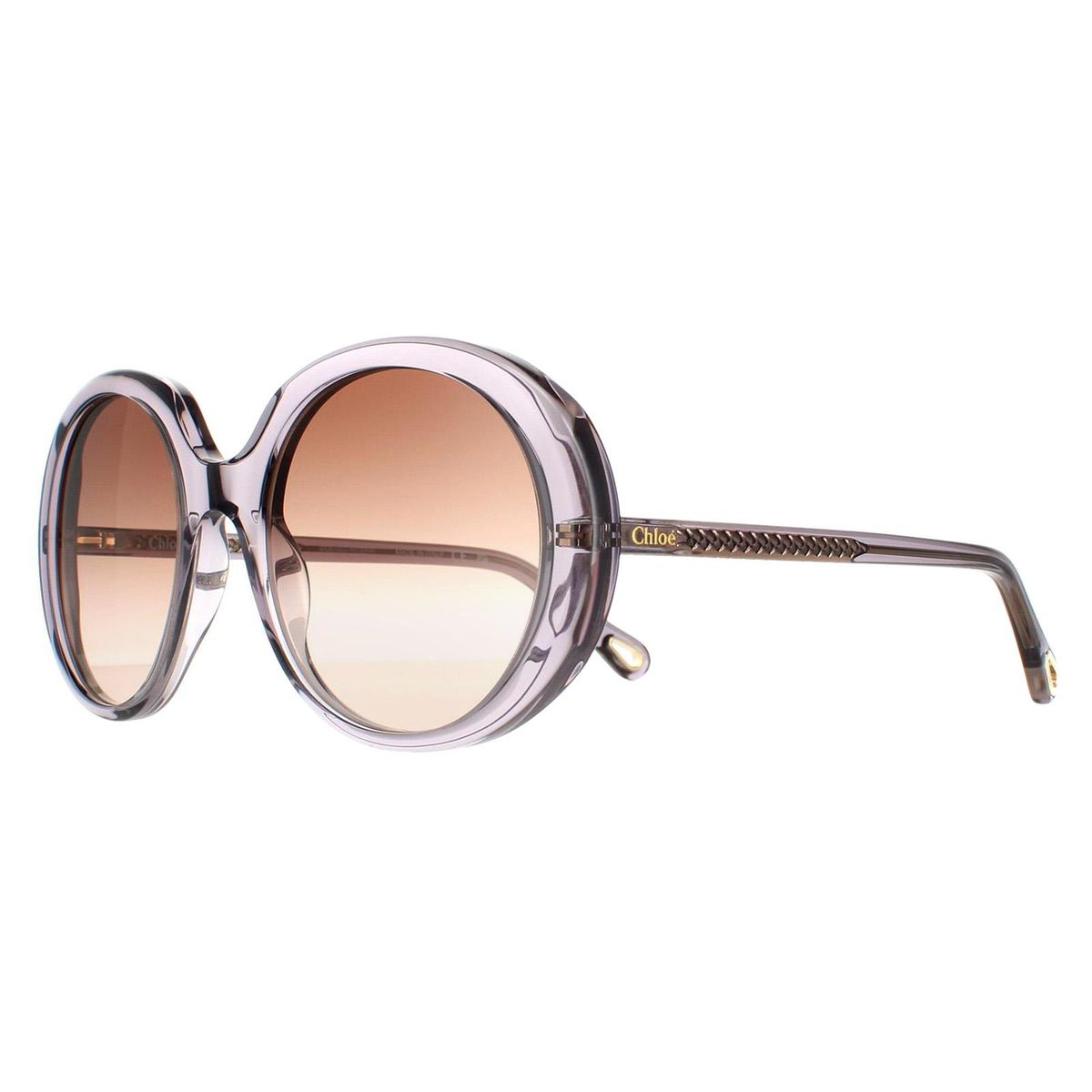 Oversized ovale Sonnenbrille mit Farbverlauf