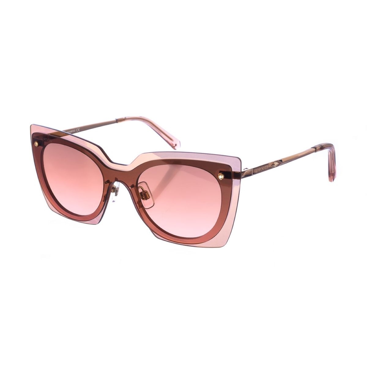 Lagen-Sonnenbrille in Cat-Eye-Form