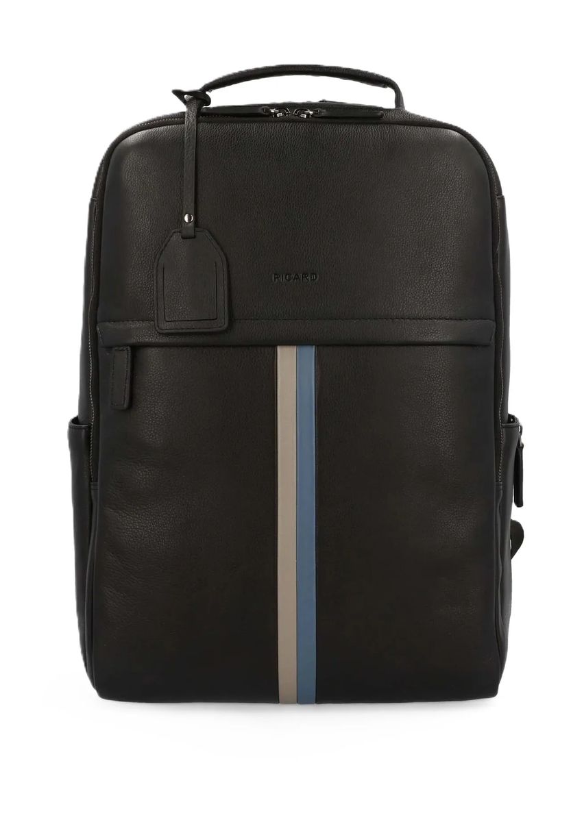 Professioneller Leder-Laptoprucksack