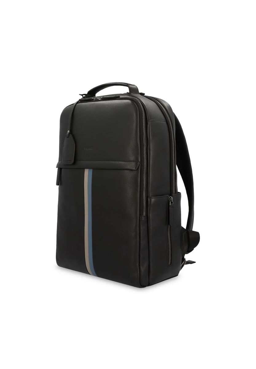 Professioneller Leder-Laptoprucksack
