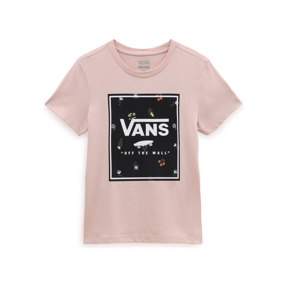 T-Shirt mit floralem Logo-Print