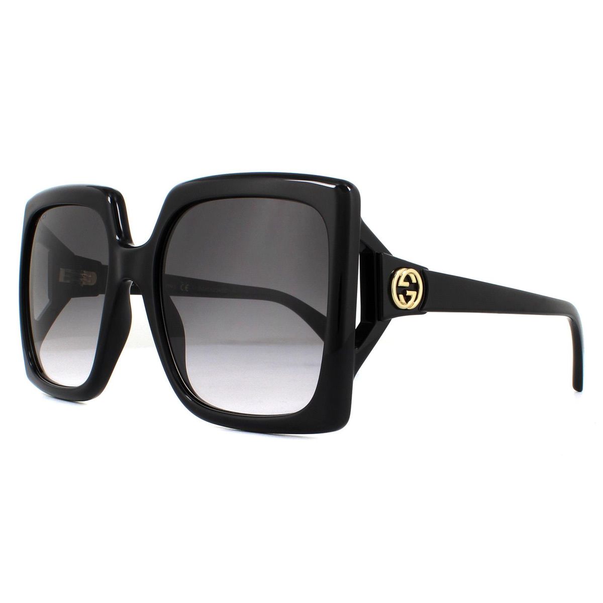 Übergroße Quadratische Verlaufs-Sonnenbrille