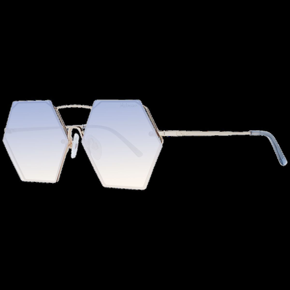 Sechseckige Sonnenbrille mit Farbverlauf
