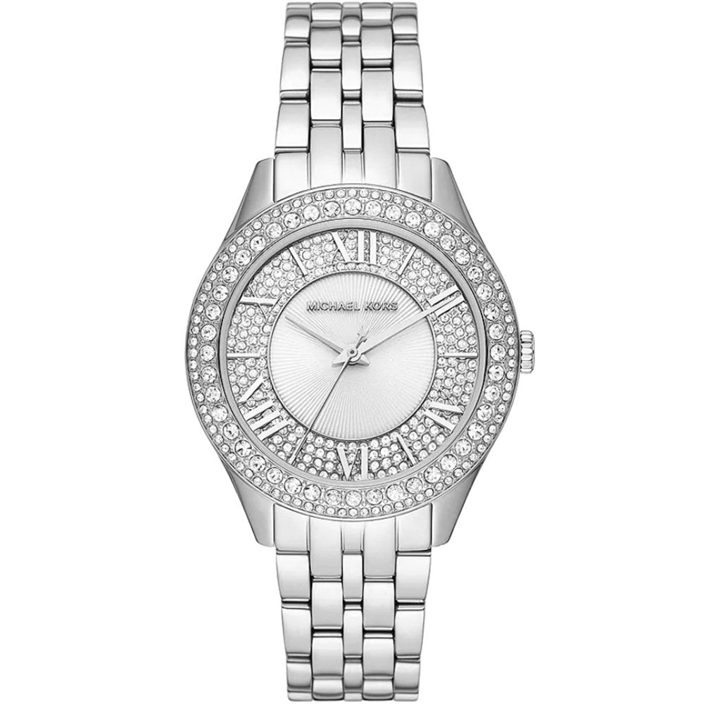 Elegante kristallbesetzte Harlowe Armbanduhr