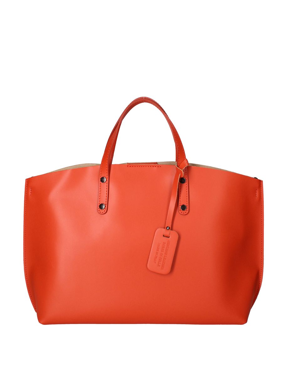 Minimalistische Ruga-Leder Shopper Tasche