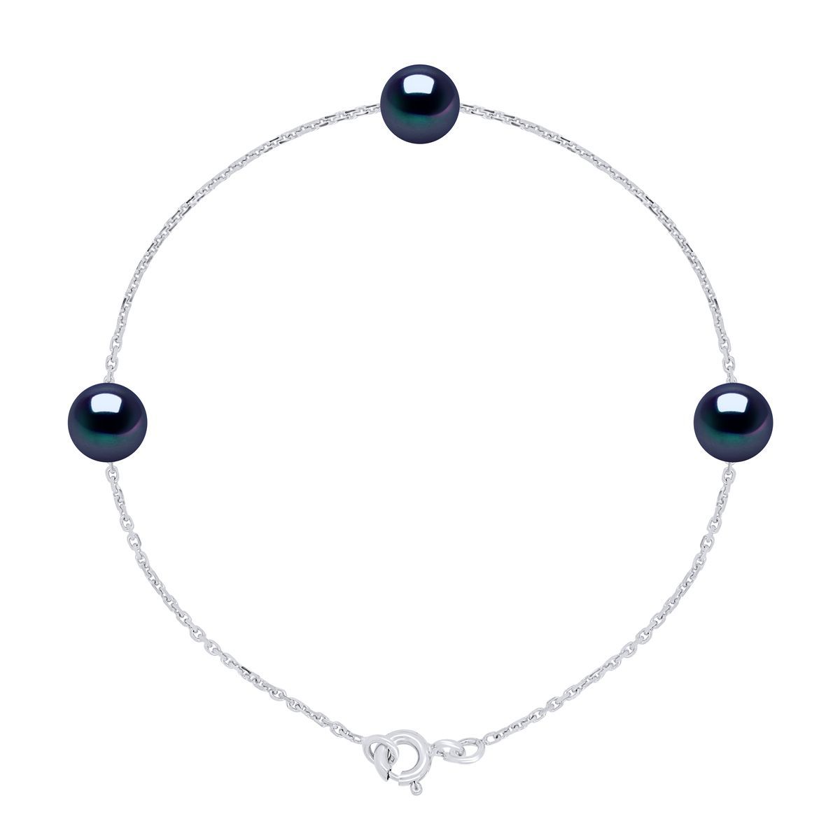 Elegantes Armband mit drei Perlen