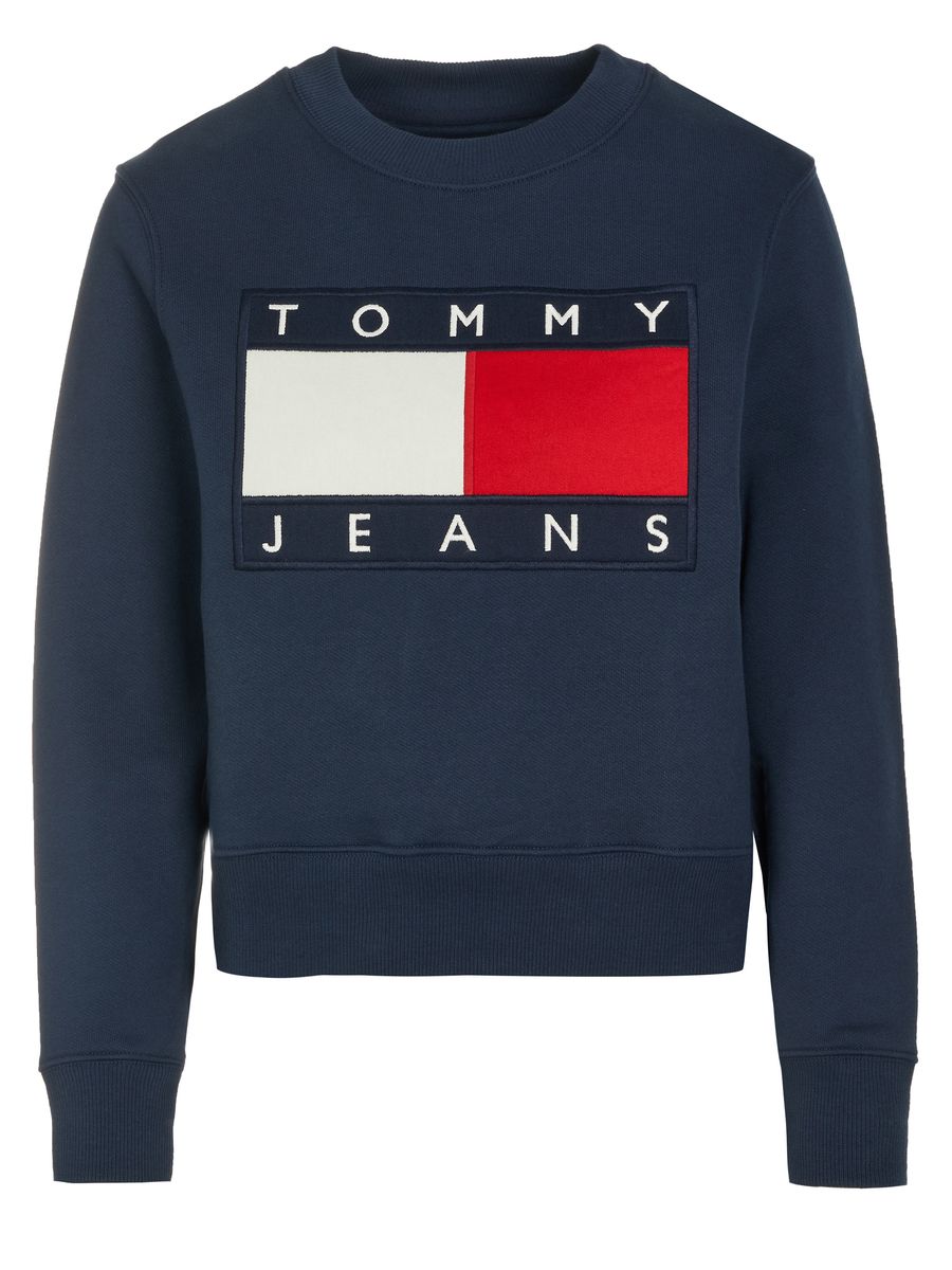 Klassisches Logo-Sweatshirt mit Rundhalsausschnitt