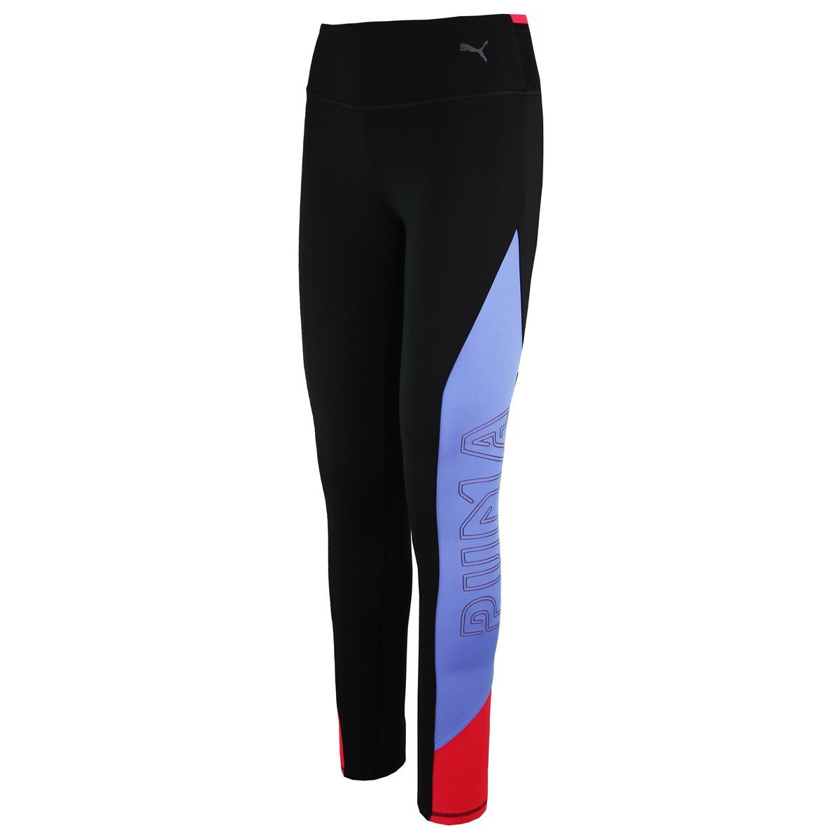 High-Waist Trainings-Leggings mit Colorblocking