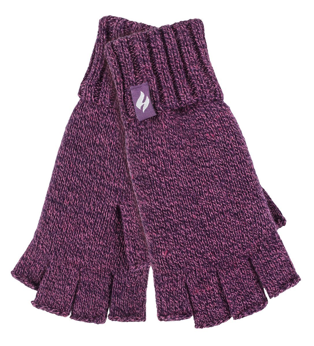 Wärmende gestrickte fingerlose Handschuhe