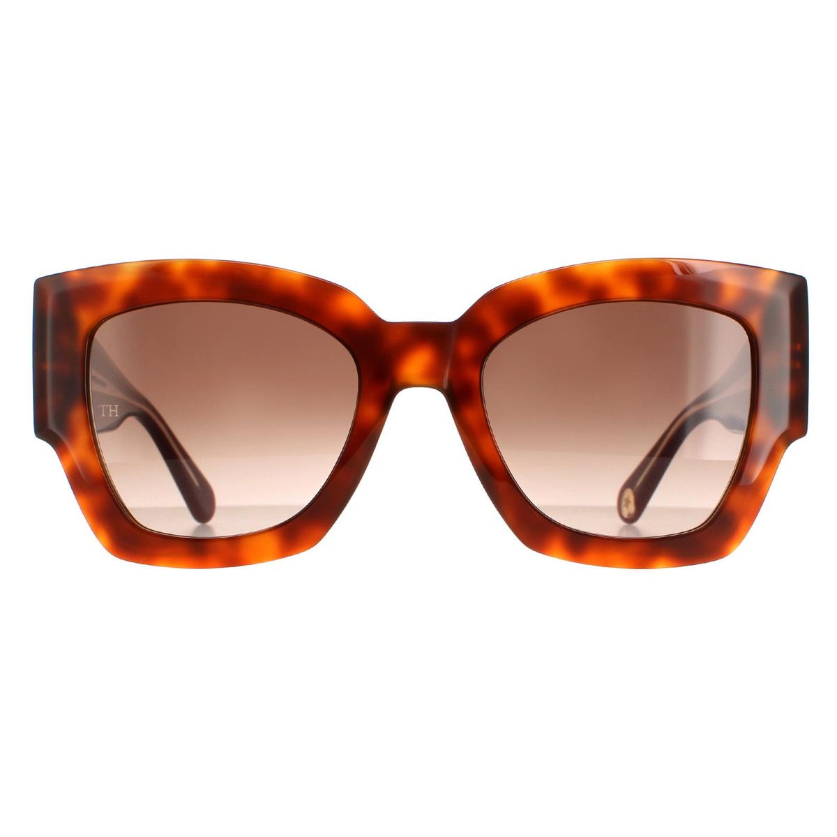 Übergroße Sonnenbrille in Schildpatt-Optik