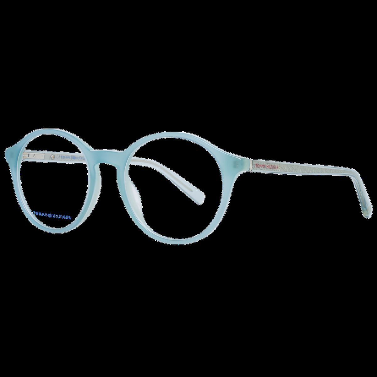 Moderne runde transparente Brille