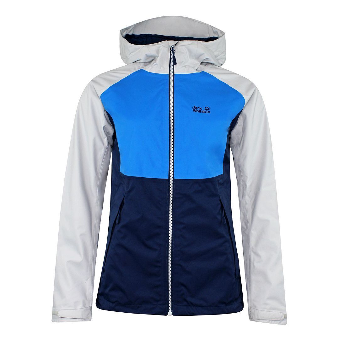 Funktionale Kapuzenjacke mit Color-Blocking