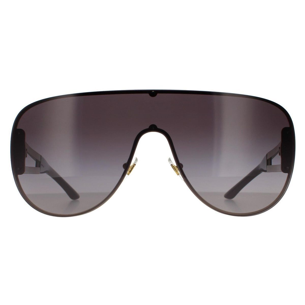 Übergroße Shield-Sonnenbrille mit Logo