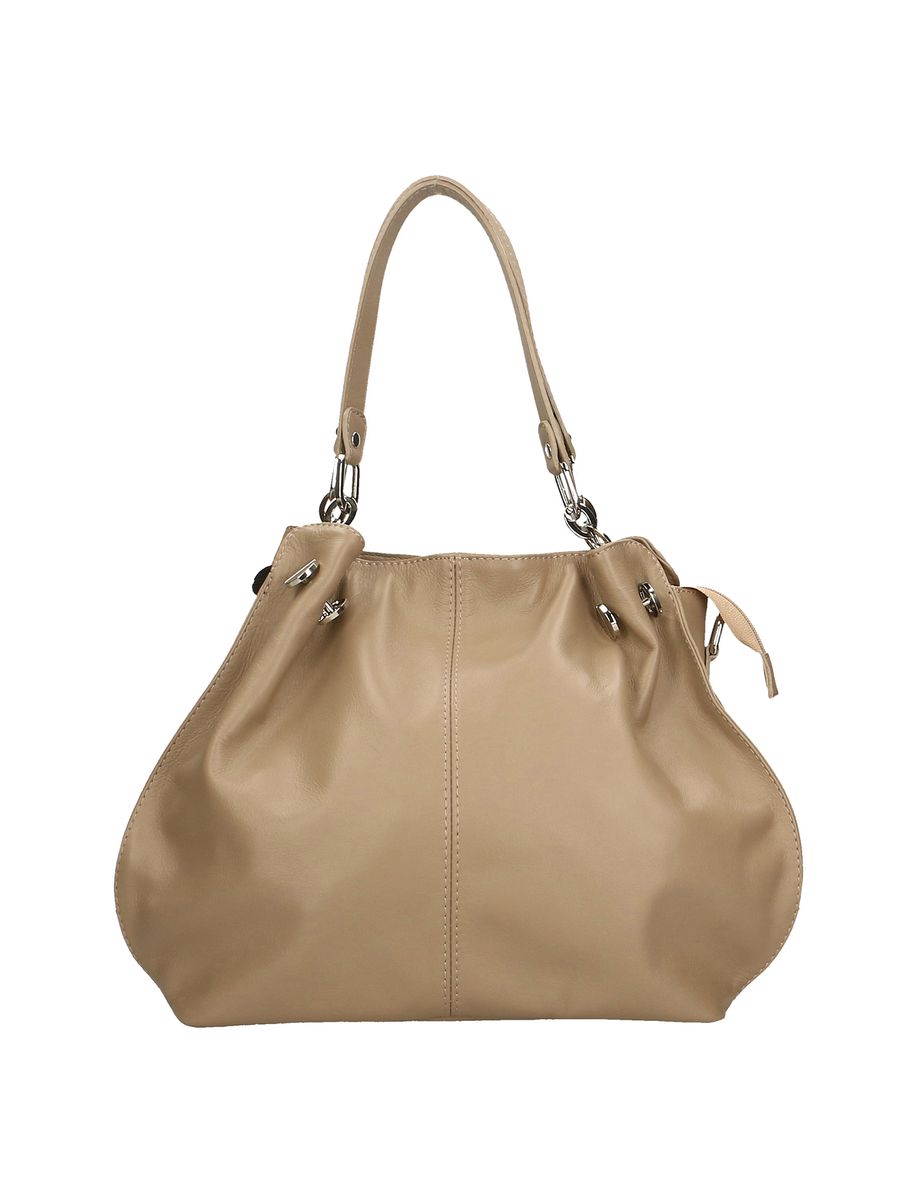 Weiche Schultertasche aus Leder