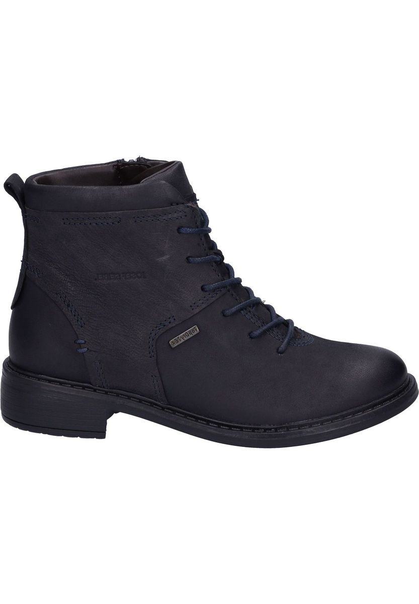 Wasserabweisende Schnürstiefeletten aus Leder