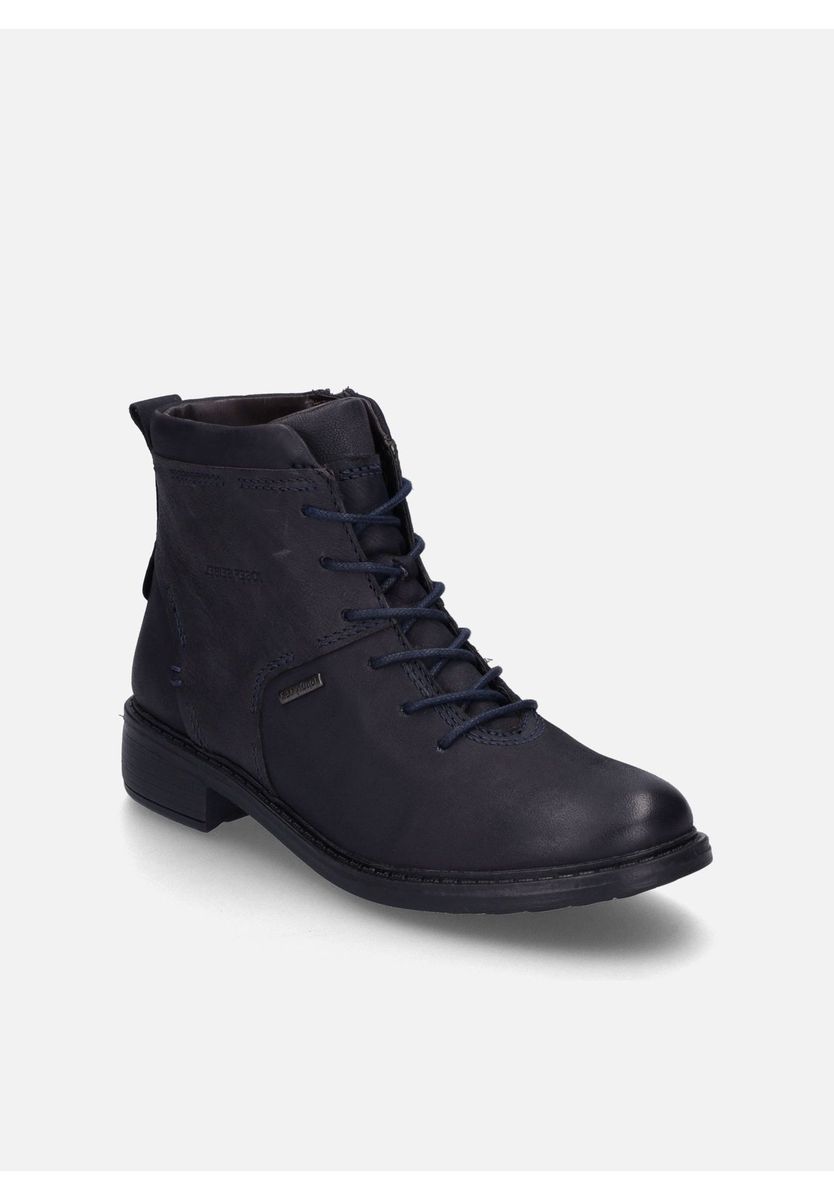 Wasserabweisende Schnürstiefeletten aus Leder