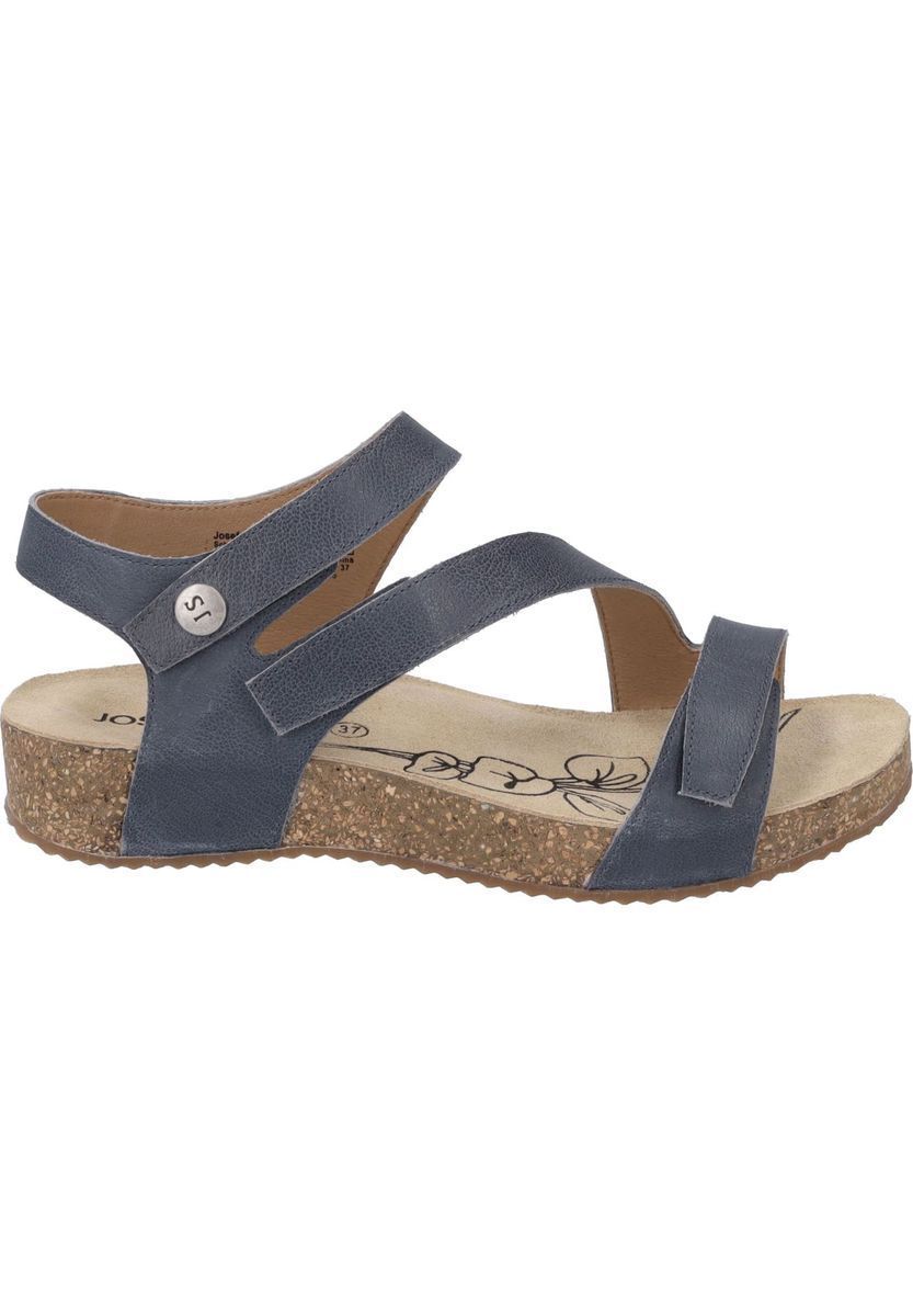 Leder-Sandalen mit Klettverschluss
