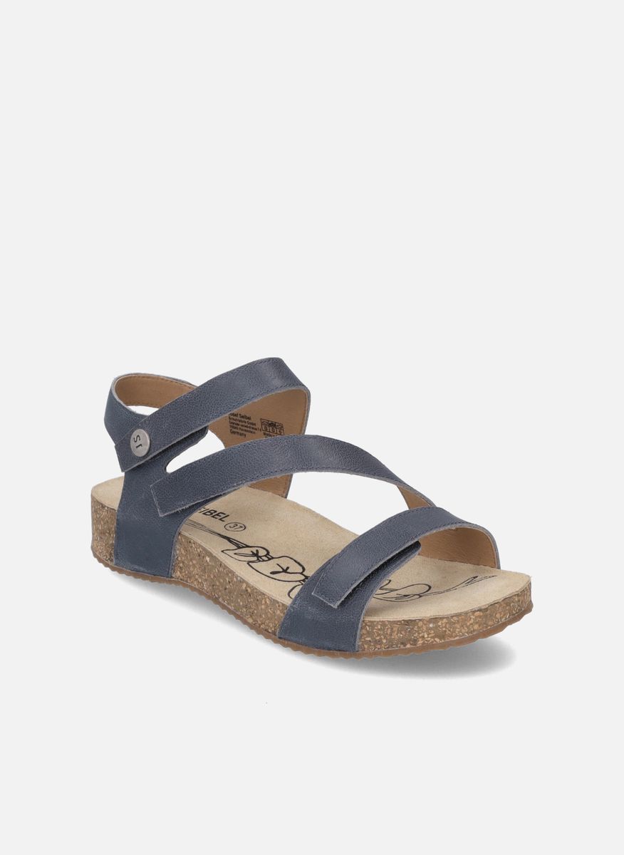 Leder-Sandalen mit Klettverschluss