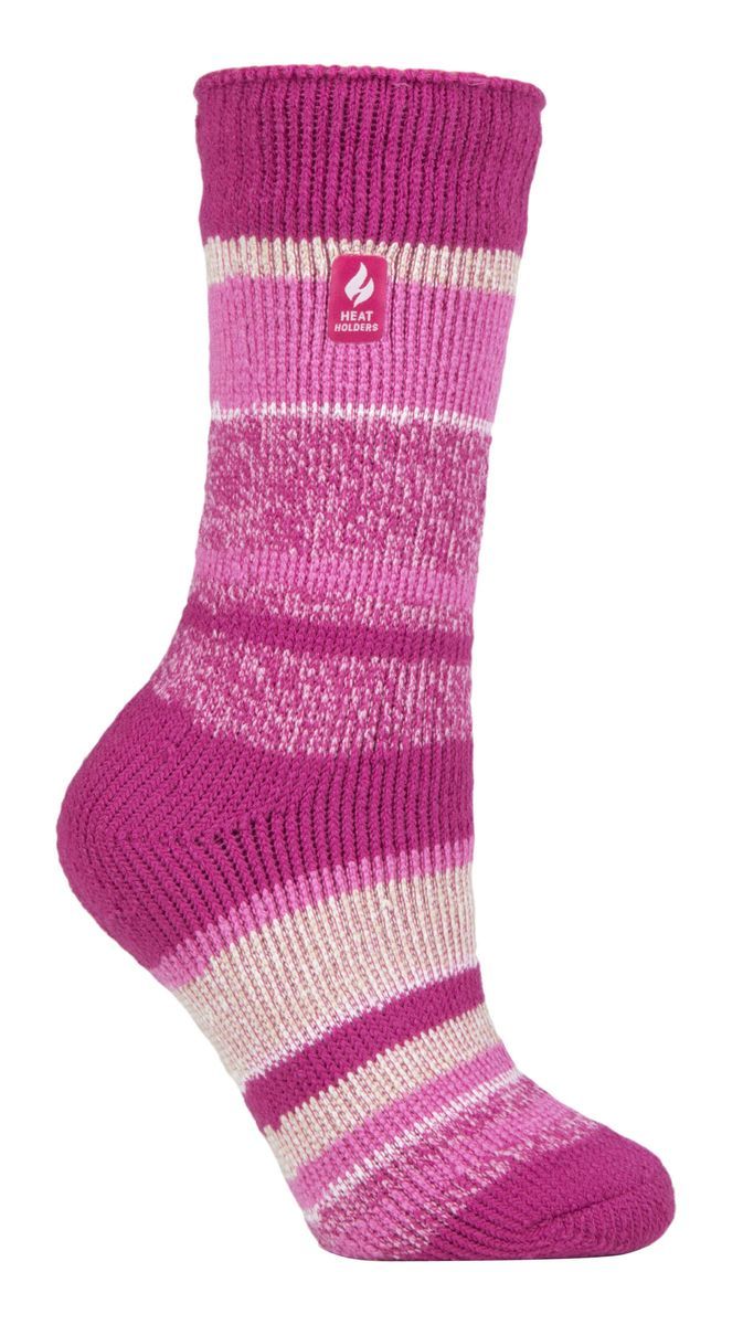 Thermosocken im Twist-Strick-Design