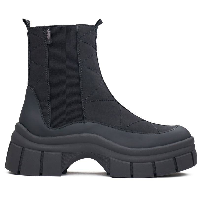 Gesteppte Plateau-Chelsea-Boots