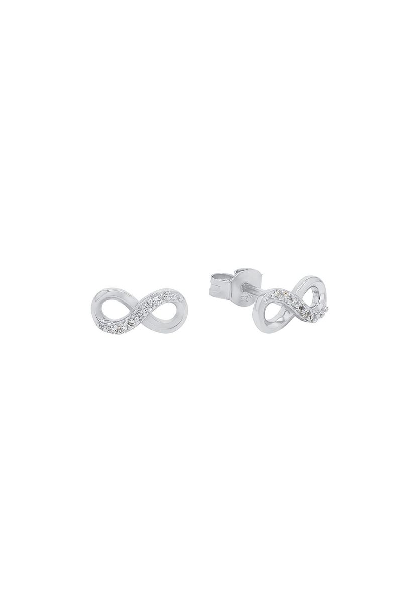 Elegante Ohrstecker mit Unendlichkeitszeichen