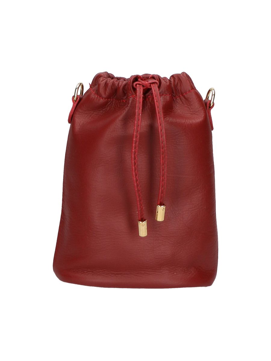 Handgefertigte Leder-Beuteltasche