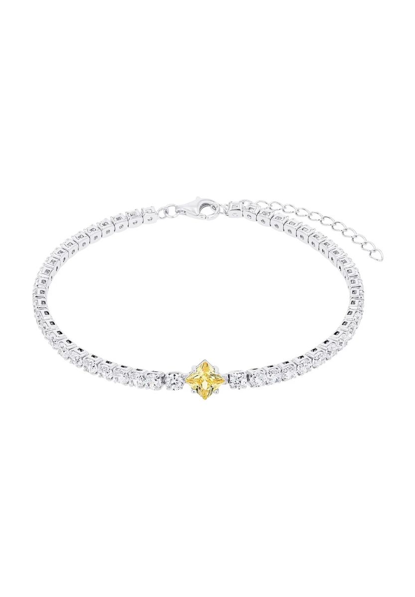 Romantisches Silberarmband mit Herz-Anhängern