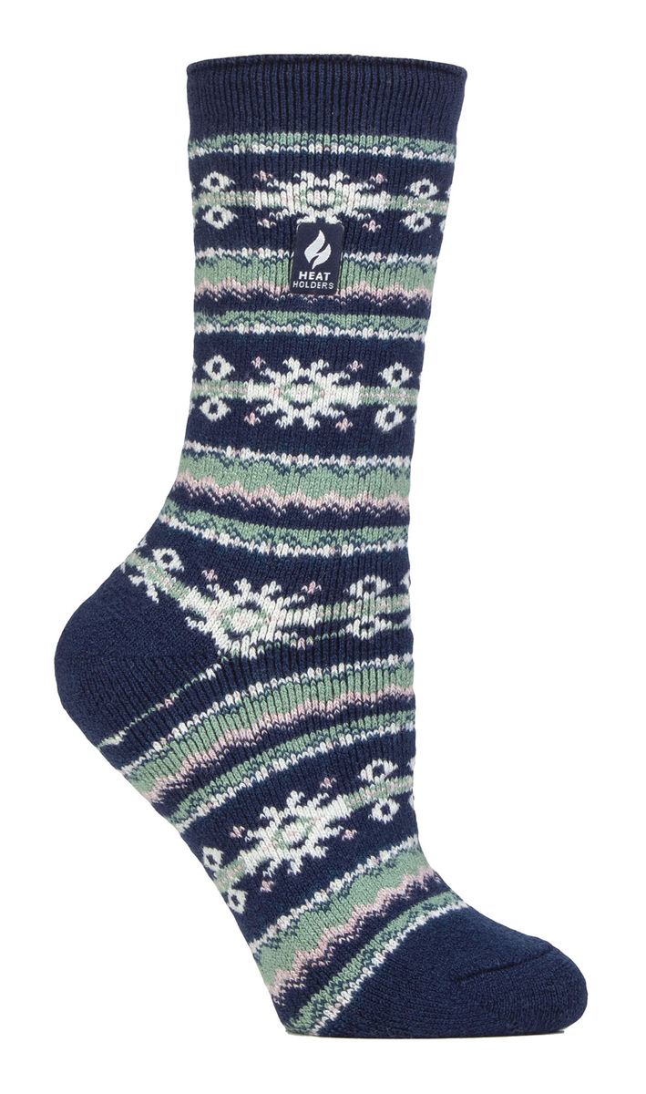 Thermowintersocken mit nordischem Muster