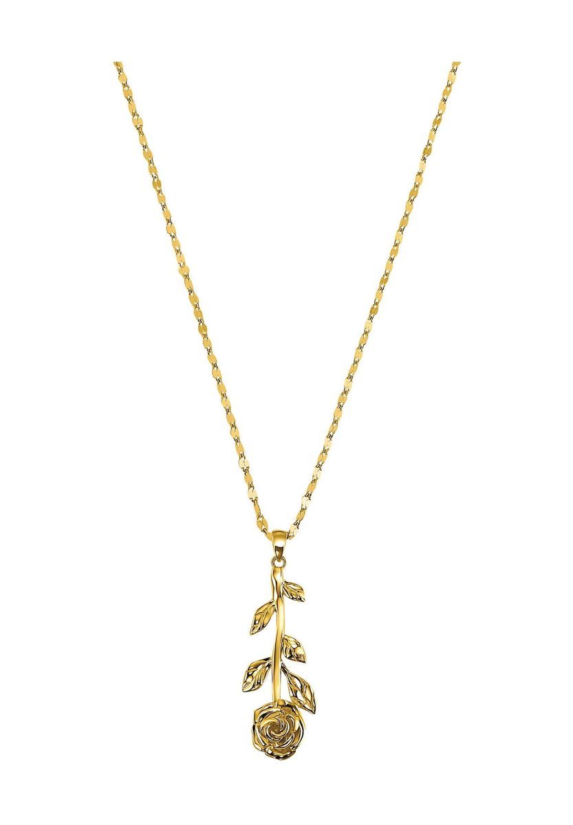 Elegante Halskette mit Rosenanhänger