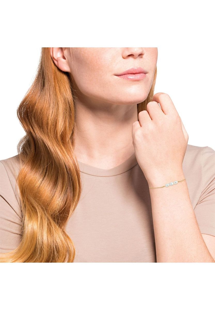 Filigranes Ankerkette Perlenarmband