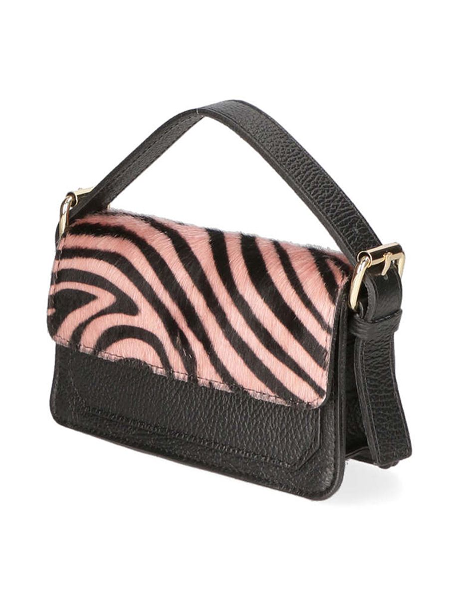 Mini-Tasche mit Zebra-Muster