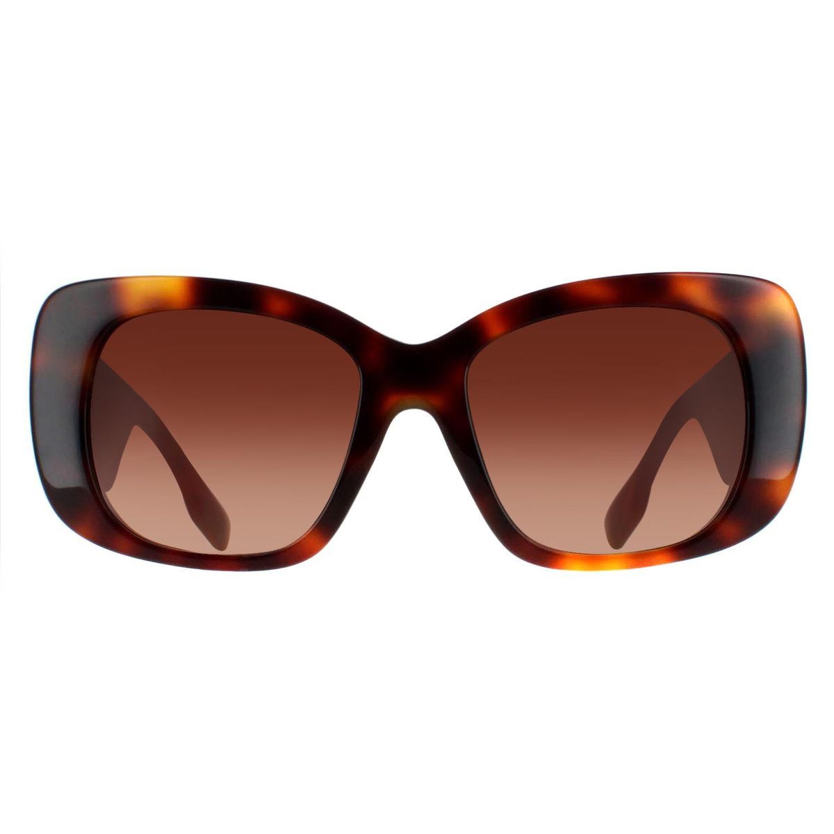 Übergroße Schmetterlings-Sonnenbrille in Schildpatt-Optik