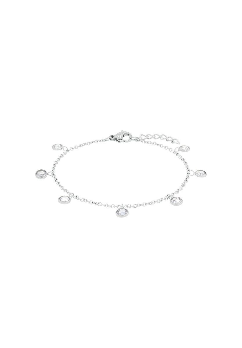 Zartes Armband mit Zirkonia-Anhängern