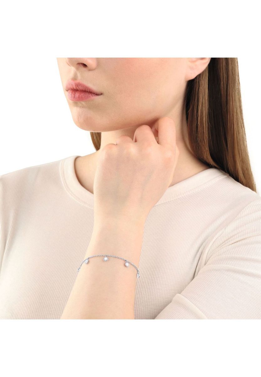 Zartes Armband mit Zirkonia-Anhängern