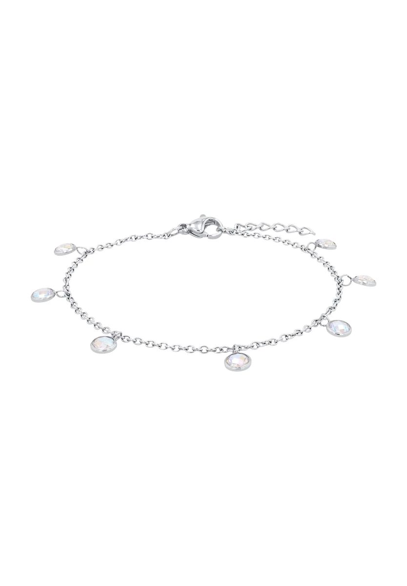 Zartes Armband mit Zirkonia-Anhängern