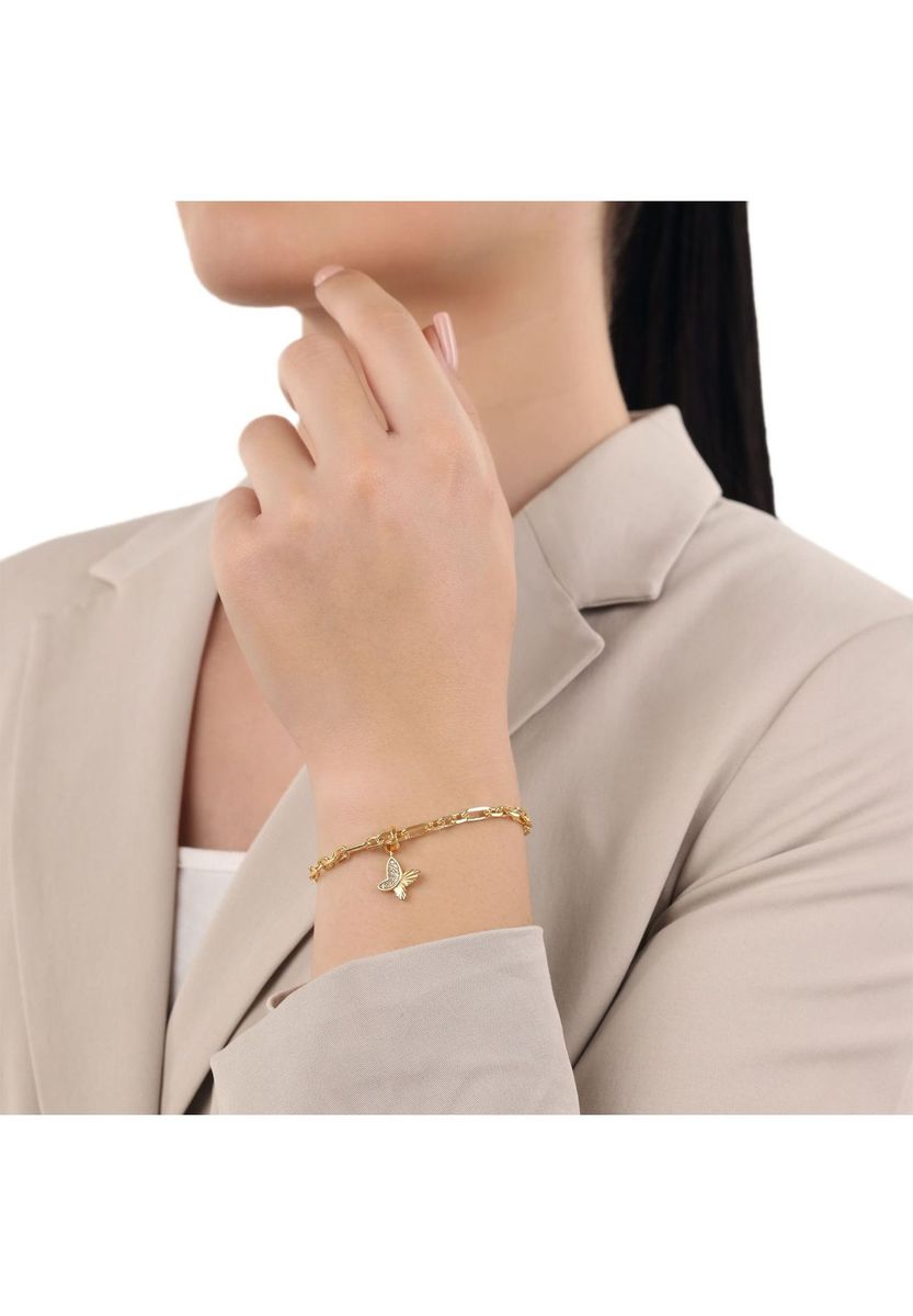 Eleganter Schmetterlings-Charm mit Zirkonia