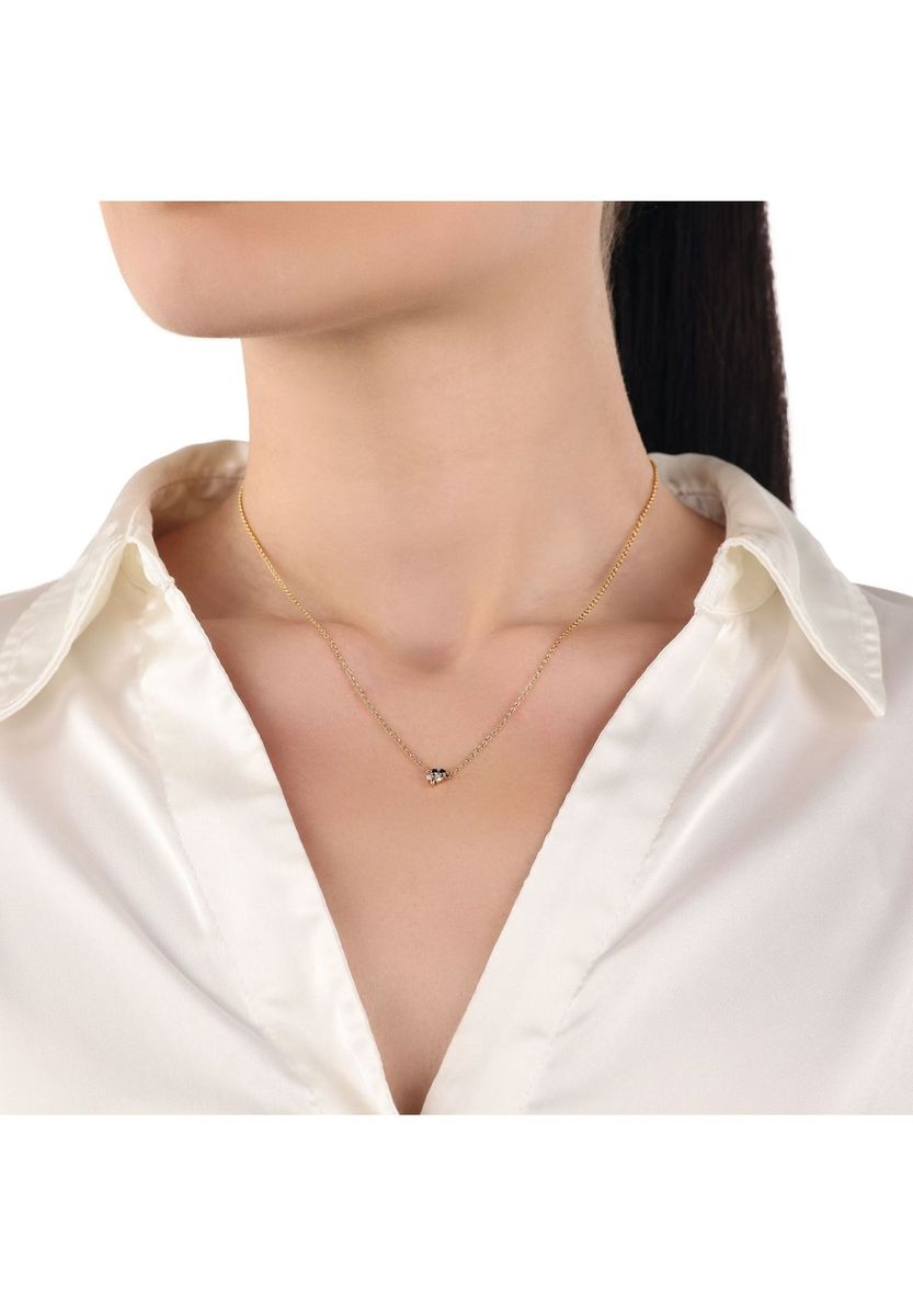 Kette mit Zirkonia-Cluster-Anhänger