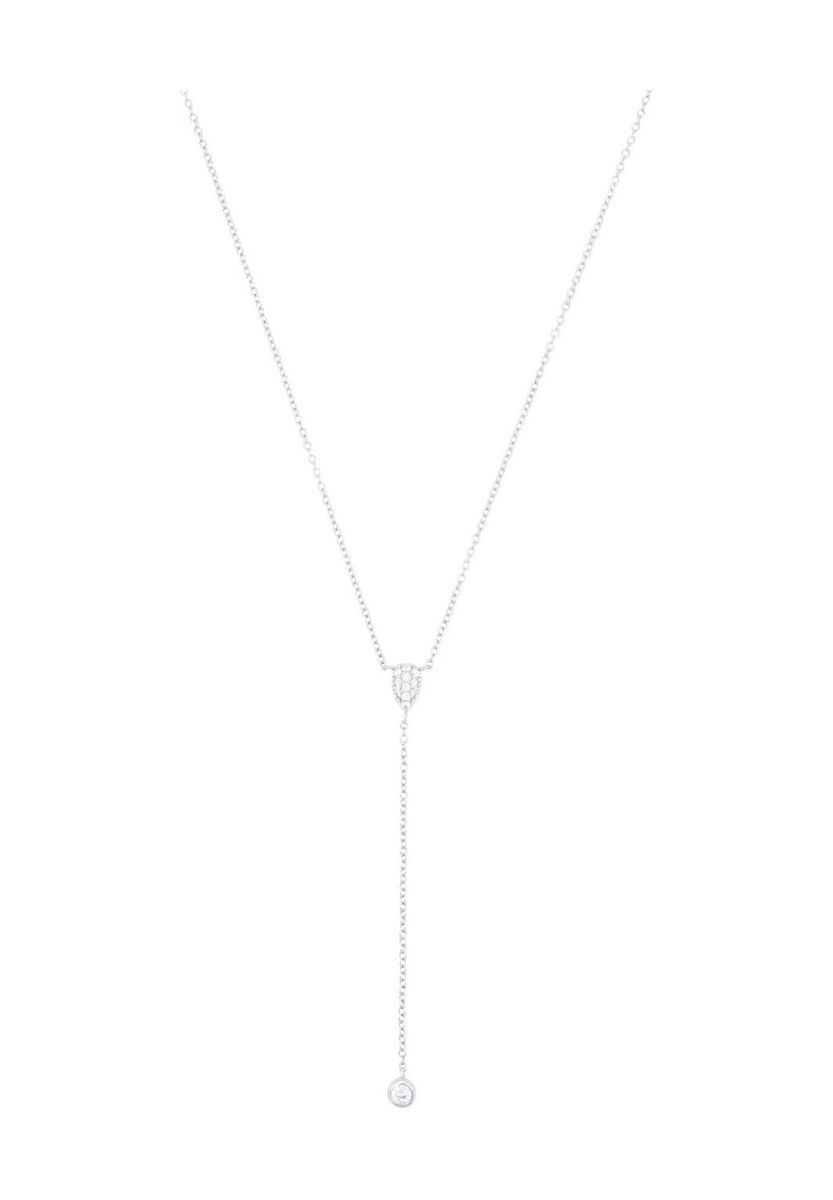 Elegante Zirkonia Y-Halskette